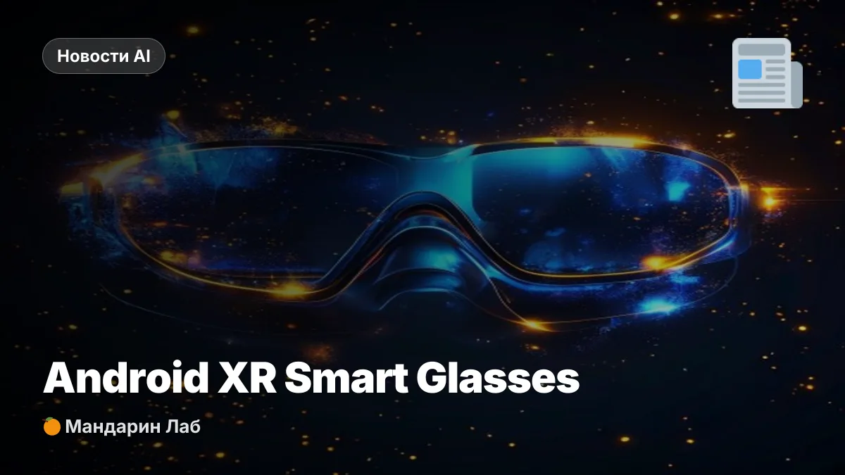 Android XR Smart Glasses - Google + Samsung + Warby Parker