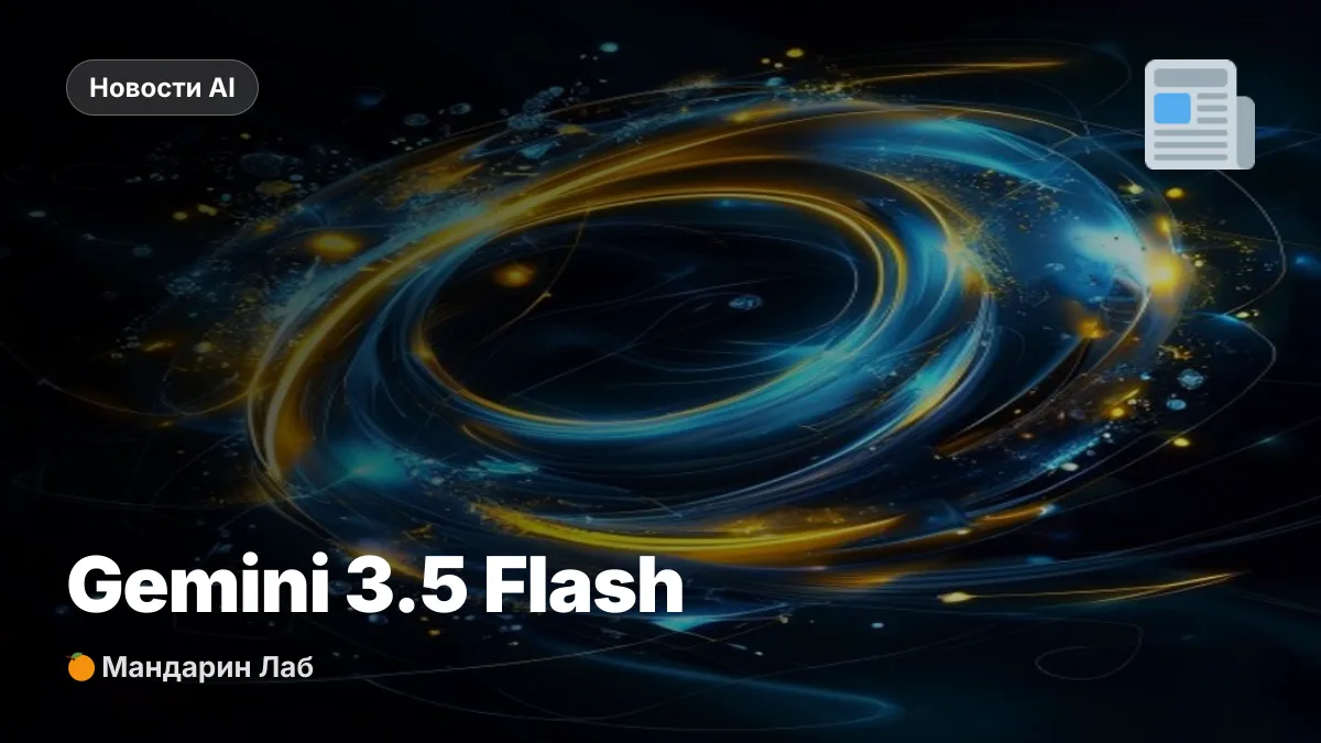 Gemini 3.5 Flash - новая флагманская быстрая модель Google