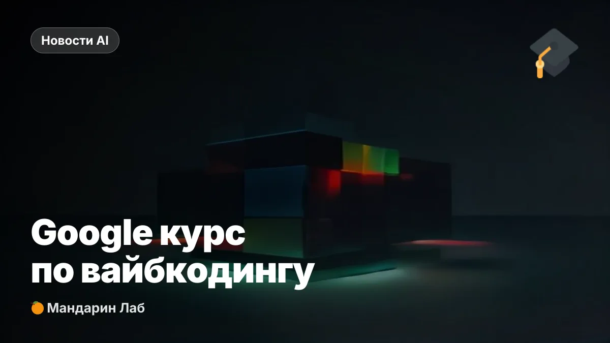 Google курс по вайбкодингу бесплатно: что внутри
