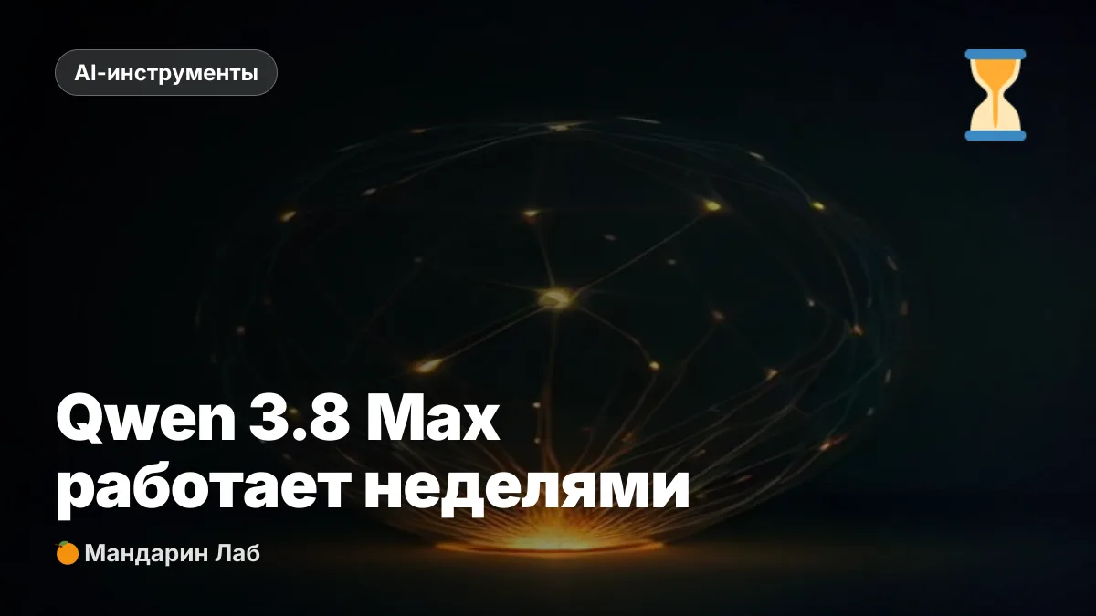 Qwen 3.8 Max: модель Alibaba, которая работает неделями